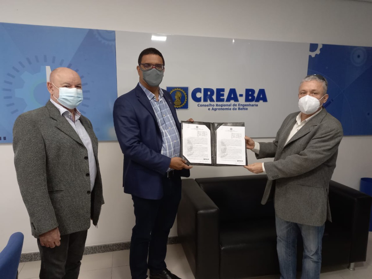Acordo de Cooperação assinado CREA Bahia e PGRS Digital